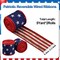 2 Rolls Patriotic Wired Edge Ribbon Stars Red White Blue Decorative(Vintage)